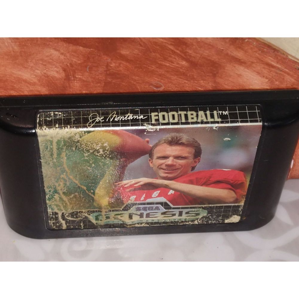 Vintage Sega Game Joe Montana~Football~